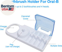 Electric Toothbrush Stand for Oral B，Electric Toothbrushes Heads Holder for Oral