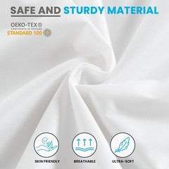 Zippered Mattress Encasement Waterproof Protector Hypoallergenic Mattress Cover