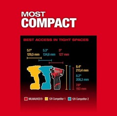 Milwaukee M12 3453-20 FUEL 1/4″ Hex Impact Driver GEN 3 12V Cordless