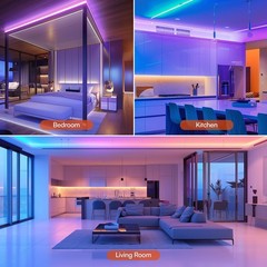 TJOY LED Strip Lights, Smart Light with App Remote Control, RGB LED Lights for
