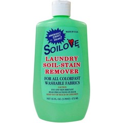 Soilove Laundry Soil Stain Remover All Colorfast Washable Fabrics (Many Sizes)