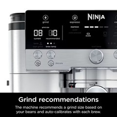 Ninja R-ES601 Luxe Café Premier Espresso Machine, Silver – Certified Refurbished