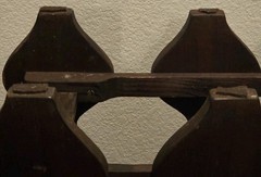VTG MCM Sculptural Modernist Solid Wood Wine Rack Circa 1970s W/Makers Mark