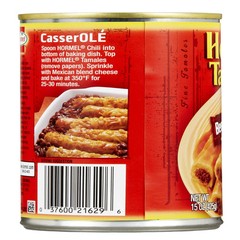 (4 pack) HORMEL Beef Tamales in Chili Sauce, Shelf-Stable, 15 oz Steel Can
