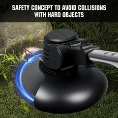 20000mAh Electric Cordless Grass String Trimmer Lawn Edger Weed Wacker Cutter