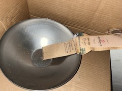 De Buyer Mineral B Carbon Steel Wok Nonstick 11” Induction Ready