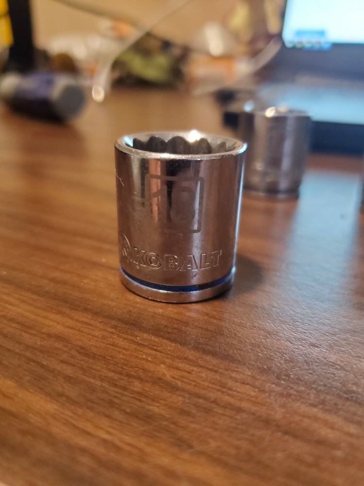 KOBALT 3/8 & 1/4″ Drive Shallow Socket – SAE Inch Metric 12&6 Point – Any Size