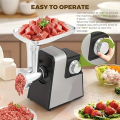 Commercial 3500W Power Electric Meat Grinder Household Sausage Maker Stuffer US