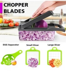 16 in 1 Vegetable Fruit Chopper Cutter Food Onion Veggie Dicer Slicer Kitchen US