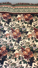 Crown Crafts Fruit Tapestry Blanket, 58″ x 49″ Made in U.S.A.