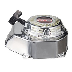 Silver Pull Start Recoil Starter w/Cover For Predator 212 Honda GX160 GX200