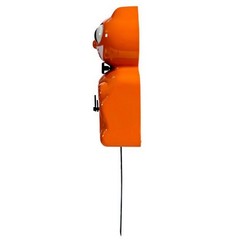 ORANGE HARVEST KIT CAT CLOCK 15.5″ Free Battery MADE IN USA Kit-Cat Klock NEW
