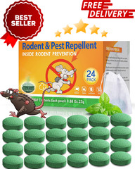 Natural Rodent Repellent Peppermint Sachets 24 Pack Mouse Mice Pest – US