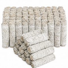 White Sage Smudge Sticks 4″ Bulk 25/50/100 Pack Cleansing Wands California Sage