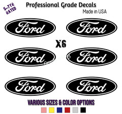 Small Ford Logo 6 Small Vinyl Decals Sticker decal 2″ 3″ Ford Symbol Stickers