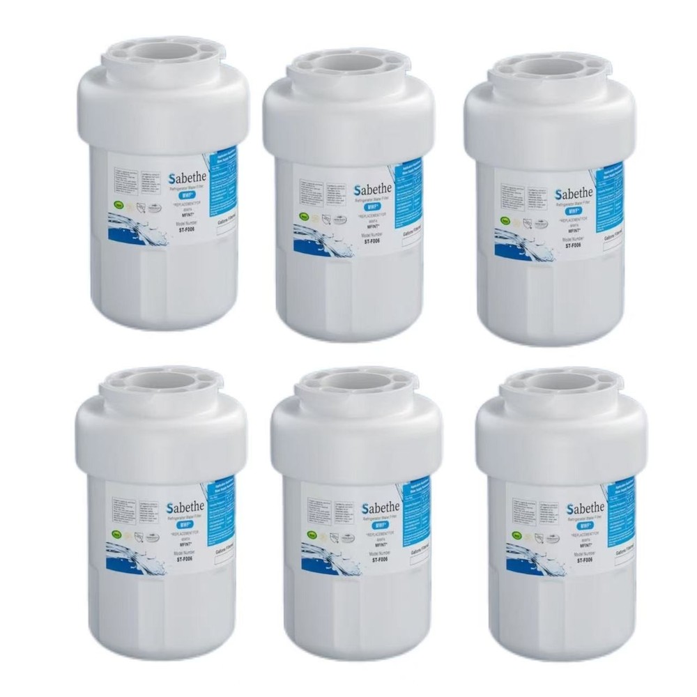 6 Pack New GE MWF MWFP GWF 46-9991 Smartwater Fridge Water Filter