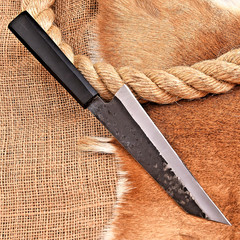 CUSTOM HAND MADE FORGE HIGH CARBON STEEL KITCHEN CHEF KNIFE HH 220