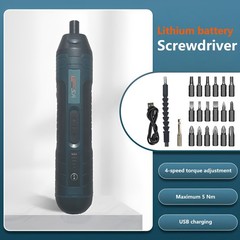 44 in 1 Cordless Electric Screwdriver 1300mah Rechargeable Adjustment Power Dril