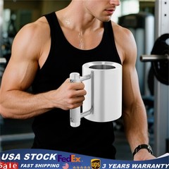 2 in 1 Stainless Steel Dumbbell Water Bottle 8kg Adjustable Weight Fitness Cup