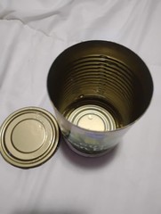 Stash Can 4.5” X 3.5” Meijer Pineapple Chunks ~Snap On Lid