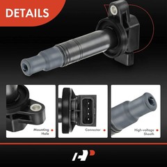4PC Ignition Coil Packs 1.3L 1.5L Toyota Scion Echo Prius Yaris Xa Xb 2000-2019
