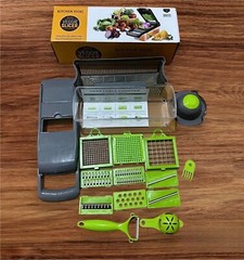 16 in 1 Vegetable Fruit Chopper Cutter Food Onion Veggie Dicer Slicer Kitchen US