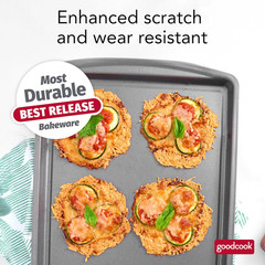Everyday Nonstick Steel Baking Sheet, 17 X 11-Inch, Gray
