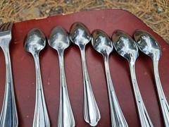 Waterford LINEAR 18/10 Stainless Flatware Vietnam Lot Of 25 Pieces