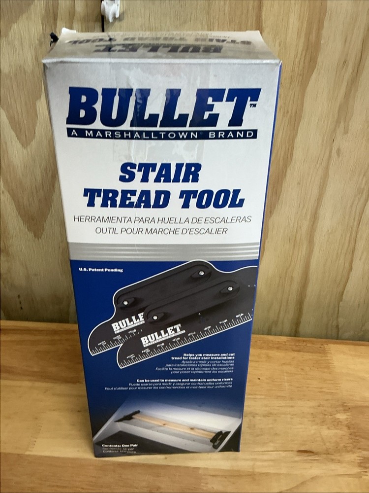 Marshalltown BULLET Stair Tread Template Jig Pair Easy Stair Measuring Tool