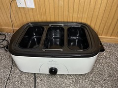Rival 16-Quart Roaster Oven 150° to 450° F Temperature Control + 3 Compartments