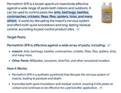 16 oz Permethrin SFR 36.8% Pest Insect Control Insecticide Termiticide 1 PINT