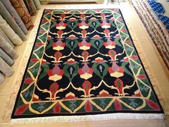 Hand-Knot 55″x88″ TUFENKIAN TIBETAN WOOL RUG