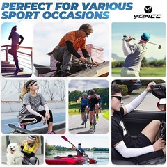 4 Pairs Arm Sleeves for Men Women | UPF 50 Cooling UV Sun Protection | Sports