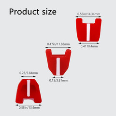 No Mar Tip Replacement 42-38-0017-4 Set for Milwauke 2746-00 Nailer Pad