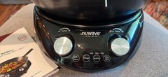 NuWave Precision Induction 4-Quart Electric Wok; Wok Stand, Frying Rack & Book