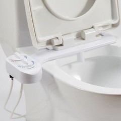 Bidet Fresh Water Spray Kit Non Electric Toilet Seat Attachment Hot Cold Wash