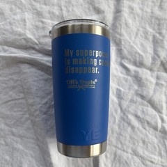 Yeti Rambler Tiff’s Treats CORPORATE BLUE not available RARE color NEW LIMITED