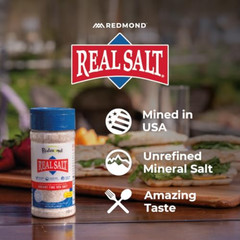 REDMOND Real Sea Salt – Natural Unrefined Gluten Free Fine,