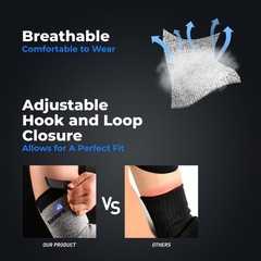 Cut Resistant Arm Sleeves with Thumb Hole, Protective Sleeves for Thin Skin &