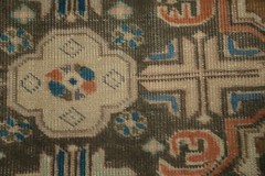 Vintage Geometric Traditional Area Rug 5×6 Hand-knotted Wool Carpet for Any Room