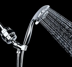AquaBliss High Output Shower Filter w/ Replaceable Multi Stage Cartridge (SF220)
