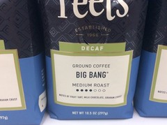 Peet’s Coffee DECAF Big Bang Medium Roast Ground Coffee, 10oz, 6/Bags, DEC/2026
