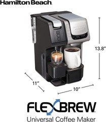 Hamilton Beach 49930 FlexBrew 3-in-1 Coffee/Espresso Maker 19-Bar Pump OPEN BOX