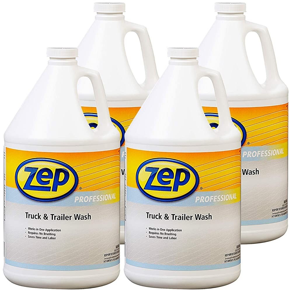 Zep Truck and Trailer Wash – 1 Gallon (Case of 4) 1041477 – Removes Exhaust