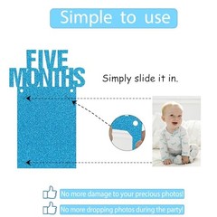 First Birthday Decorations for Boy from Newborn to 12 Months, 1st Birthday Blue