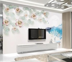 3D Petal Mountain ZHUA30370 Wallpaper Wall Murals Removable Self-adhesive Ann