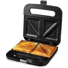 Electric Sandwich Maker, Non-Stick Plates, Indicator Lights, New-Black GPS401B