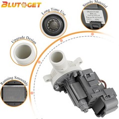 2024 UPGRADE W10276397 Washer Drain Pump FIT for Whirlpool kenmore B40-3A 18743
