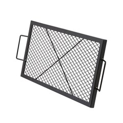 VEVOR 32″ Rectangle Cooking Grate Fire Pit Grill Grate X-Marks Heavy-Duty Steel