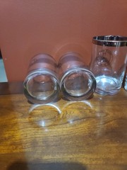 Pioneer Seed Company Drinking Glass set of 4 Used 35 Years 1937 – 1972